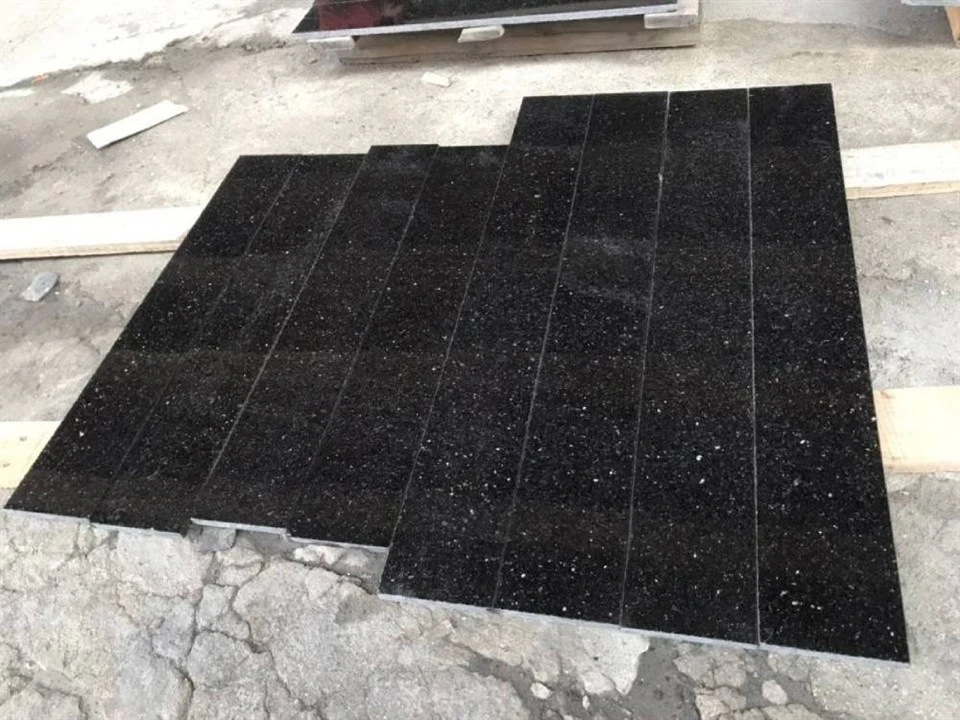 Black Galaxy Granite Skirting Supplier